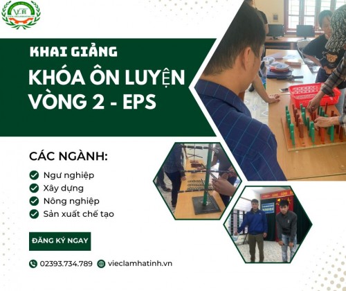 Thông báo mở lớp ôn luyện Vòng 2: Kiểm tra tay nghề - EPS 2024