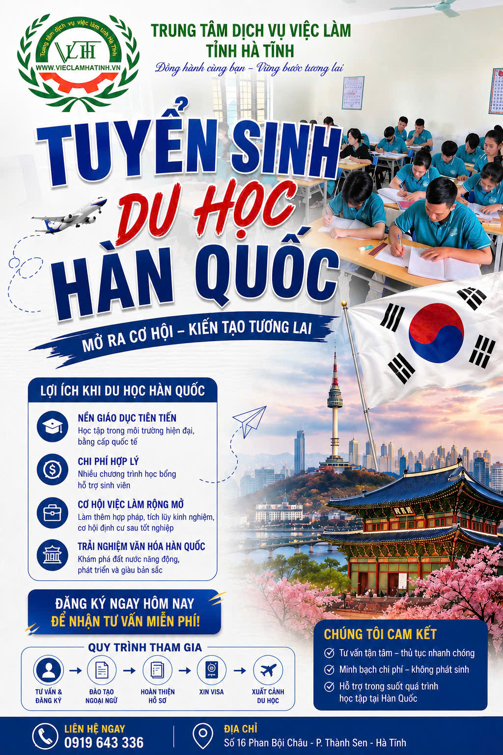 Du học Hàn Quốc - cánh cửa rộng mở cho tương lai!